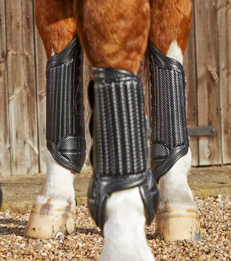 Premier Equine Carbon Tech Air Flex Eventing Hind Boots Black 4 Premier Equine Carbon Tech Air Flex Eventing Hind Boots Black - Image 2