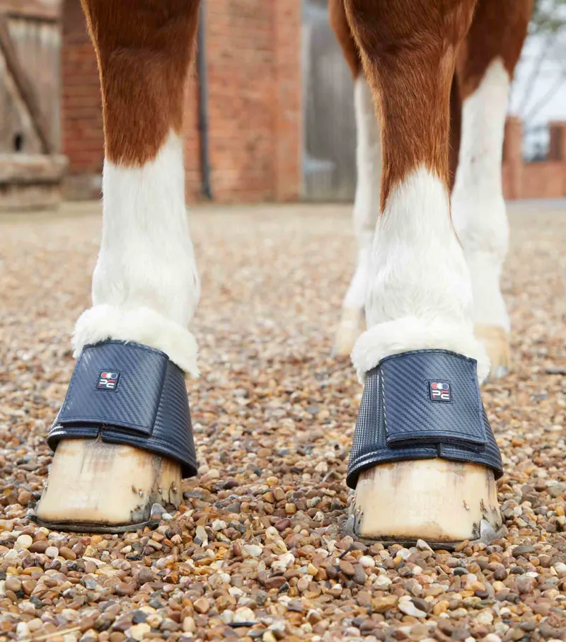 Premier Equine Carbon Tech Techno Wool Over Reach Boots Navy 6 Premier Equine Carbon Tech Techno Wool Over Reach Boots Navy - Image 4