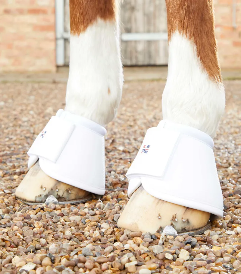 Premier Equine Carbon Wrap Over Reach Boots White 3 Premier Equine Carbon Wrap Over Reach Boots White