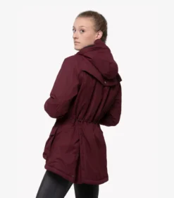 Premier Equine Cascata Ladies Waterproof Jacket Wine -Equestrian Related Cascata Ladies Jacket Wine Web 3