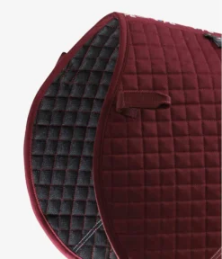 Premier Equine Close Contact Cotton Cross Country Saddle Pad Burgundy -Equestrian Related Close Contact Cotton Cross Country Pad Burgundy 3