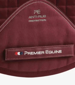 Premier Equine Close Contact Cotton Cross Country Saddle Pad Burgundy -Equestrian Related Close Contact Cotton Cross Country Pad Burgundy 5