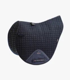 Premier Equine Close Contact Cotton Cross Country Saddle Pad Navy