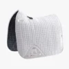 Premier Equine Close Contact Cotton Dressage Saddle Pad White