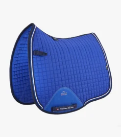 Premier Equine Close Contact European Cotton Saddle Pad Royal Blue
