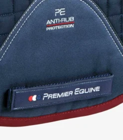 Premier Equine Close Contact European Cotton GP/Jump Square Navy -Equestrian Related Close Contact European Cotton GPJump Square Navy 5