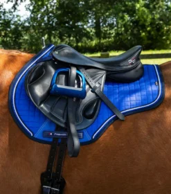Premier Equine Close Contact European Cotton GP/Jump Square Royal Blue 15 Premier Equine Close Contact European Cotton GP/Jump Square Royal Blue -Equestrian Related Close Contact European Cotton Saddle Pad GP Jump Square Royal Blue 2