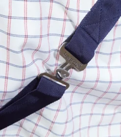 Premier Equine Combo Cotton Sheet Red Check -Equestrian Related Combo Cotton Stable Sheet Red Check 3