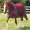 Premier Equine Combo Mesh Air Fly Rug With Surcingles Wine -Equestrian Related Combo Mesh Air Fly Rug with Surcingles Wine 1