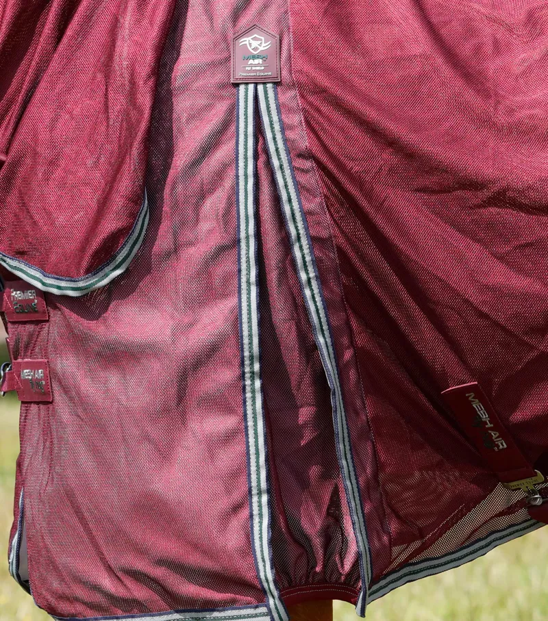 Premier Equine Combo Mesh Air Fly Rug With Surcingles Wine 5 Premier Equine Combo Mesh Air Fly Rug With Surcingles Wine - Image 3