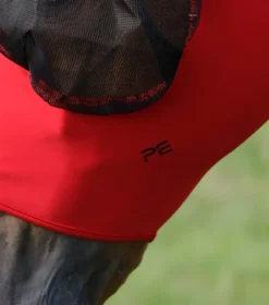 Premier Equine Comfort Tech Lycra Fly Mask Red 12 Premier Equine Comfort Tech Lycra Fly Mask Red -Equestrian Related Comfort Tech Lycra Fly Mask Red 5