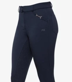 Premier Equine Delta Ladies Full Seat Gel Riding Breeches Navy -Equestrian Related Delta ladies breeches navy 2
