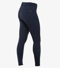 Premier Equine Delta Ladies Full Seat Gel Riding Breeches Navy -Equestrian Related Delta ladies breeches navy 3
