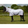 JHL Essential Fly Combo Rug In White/Burgundy 2 JHL Essential Fly Combo Rug In White/Burgundy -Equestrian Related EQUINE JHL U EssentialFlyComboRug WhiteBurgundy