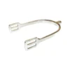 JHL Pro Steel Short Bobble Neck 15mm Spurs In Silver -Equestrian Related EQUINE JHL U ProSteelBobbleNeckSpurs 15mm Silver