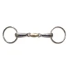 JHL Pro Steel Hollow Loose Ring Snaffle Bit W/Brass Lozenge In Silver 1 JHL Pro Steel Hollow Loose Ring Snaffle Bit W/Brass Lozenge In Silver -Equestrian Related EQUINE JHL U ProSteelHollowLooseRingSnaffleBit wBrassLozenge Silver