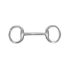 JHL Pro Steel Mullen Mouth Eggbutt Snaffle Bit In Silver -Equestrian Related EQUINE JHL U ProSteelMullenMouthEggbuttSnaffleBit Silver