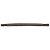 JHL Topaz Diamante Padded Browband In Brown -Equestrian Related EQUINE JHL U TopazDiamantePaddedBrowband Brown