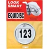 KM Elite Equidisc Number Holder In White -Equestrian Related EQUINE KMElite U Equidisc White