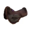 KM Elite High Wither Half Pad In Brown/Brown -Equestrian Related EQUINE KMElite U HighWitherHalfPad BrownBrown