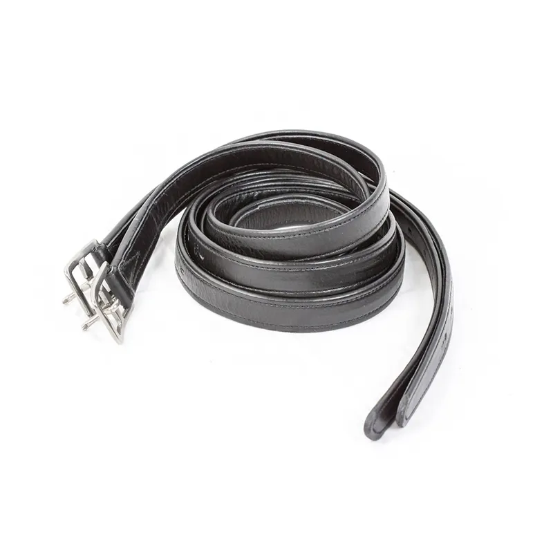 KM Elite Primera Soft Stirrup Leathers In Black 3 KM Elite Primera Soft Stirrup Leathers In Black