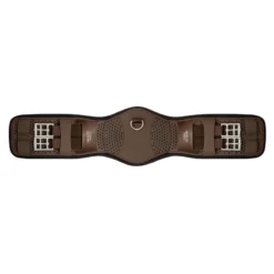 KM Elite Pro Mesh Memory Foam Dressage Girth In Brown
