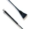 KM Elite Short Jump Whip W/Felt/Crystal Grip In Black -Equestrian Related EQUINE KMElite U ShortJumpWhipe wFeltCrystalGrip Black
