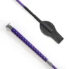 KM Elite Silver Braided Junior Whip In Purple 2 KM Elite Silver Braided Junior Whip In Purple -Equestrian Related EQUINE KMElite U SilverBraidedJuniorWhip Purple