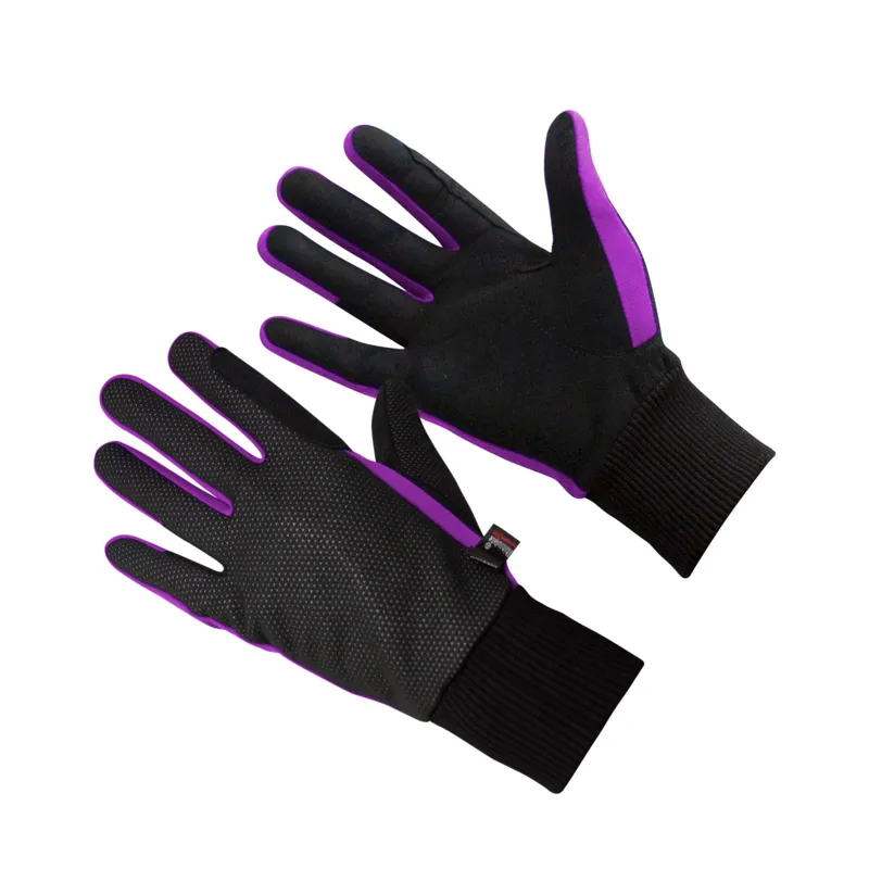KM Elite Thermal Winter Gloves In Purple 3 KM Elite Thermal Winter Gloves In Purple