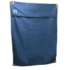 Mark Todd Deluxe Stable Door Drape In Navy/Brown -Equestrian Related EQUINE MarkTodd U DeluxeStableDoorDrape NavyBrown