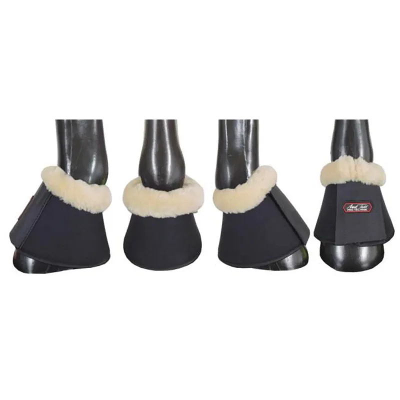 Mark Todd Easy Use Fleece Over Reach Boot In Black 3 Mark Todd Easy Use Fleece Over Reach Boot In Black
