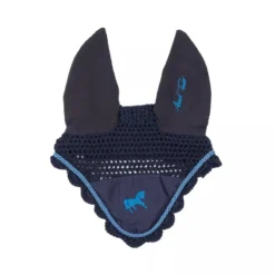 Mark Todd Kids Collection Fly Veil In Navy/Aqua