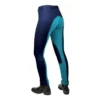 Saddlecraft 2-Tone Childs Jiggy Jodphurs In Navy/Aqua -Equestrian Related EQUINE Saddlecraft K 2ToneJiggyJods NavyAqua