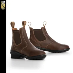 Tredstep Ireland Liffey Pull On Short Country Boots In Mahogany