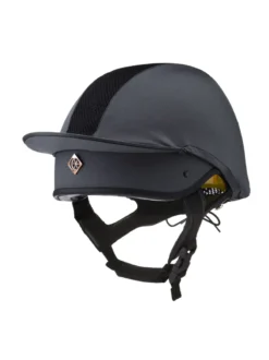 Charles Owen Esme MS1 Pro Jockey Skull Riding Hat Graphite