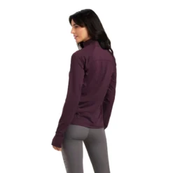 Ariat Women's Lumina Lowell Baselayer Mulberry 8 Ariat Women's Lumina Lowell Baselayer Mulberry -Equestrian Related F22 WMS ENGL 10041344 back