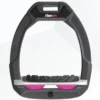 Flex-On Safe-On Stirrups - Dark Grey IUG Grey/Pink -Equestrian Related FlexOn SafeOn Stirrup Irons 6 2