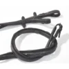 GFS Premier Flexi-Soft Curb Rein - Black -Equestrian Related GFS Premier FlexiSoft Insider Grip Reins 2