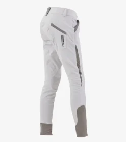Premier Equine Gando Boys Gel Knee Riding Breeches White