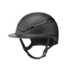 Charles Owen Halo Luxe Hat Black Matt / Black Gloss Wide Peak -Equestrian Related Halo20Luxe20Black Black20Gloss