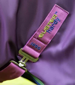 Premier Equine Buster Hardy 100g Half Neck Turnout Rug Purple -Equestrian Related Hardy Purple 5