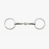 Premier Equine Hollow Mouth Race Snaffle Bit - 75mm Rings -Equestrian Related Hollow Mouth Race Snaffle 75mm Rings