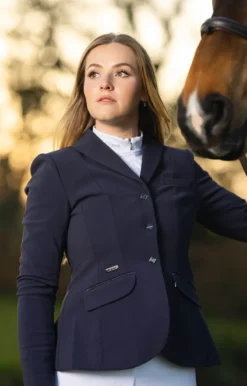 LeMieux Dynamique Show Jacket Navy -Equestrian Related IT02497 lifestyle showjacket navy 4