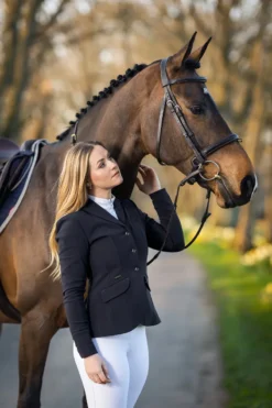 LeMieux Dynamique Show Jacket Black -Equestrian Related IT02498 lifestyle showjacket black 1