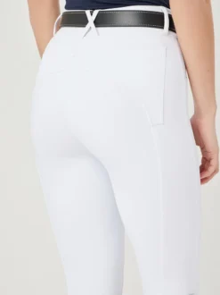 LeMieux Demi Pull On Bregging Full Seat White -Equestrian Related IT02957 detail ladiesdemibreggings white 1