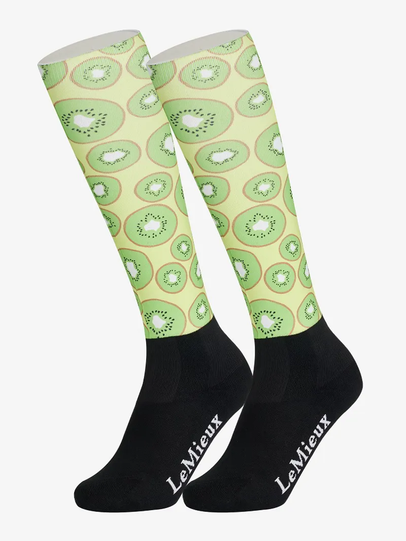 LeMieux Footsie Socks Kiwis 3 LeMieux Footsie Socks Kiwis