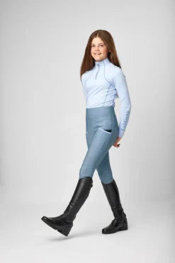 LeMieux Young Rider Base Layer Mist 9 LeMieux Young Rider Base Layer Mist -Equestrian Related IT02995 studio YRbaselayer mist 2