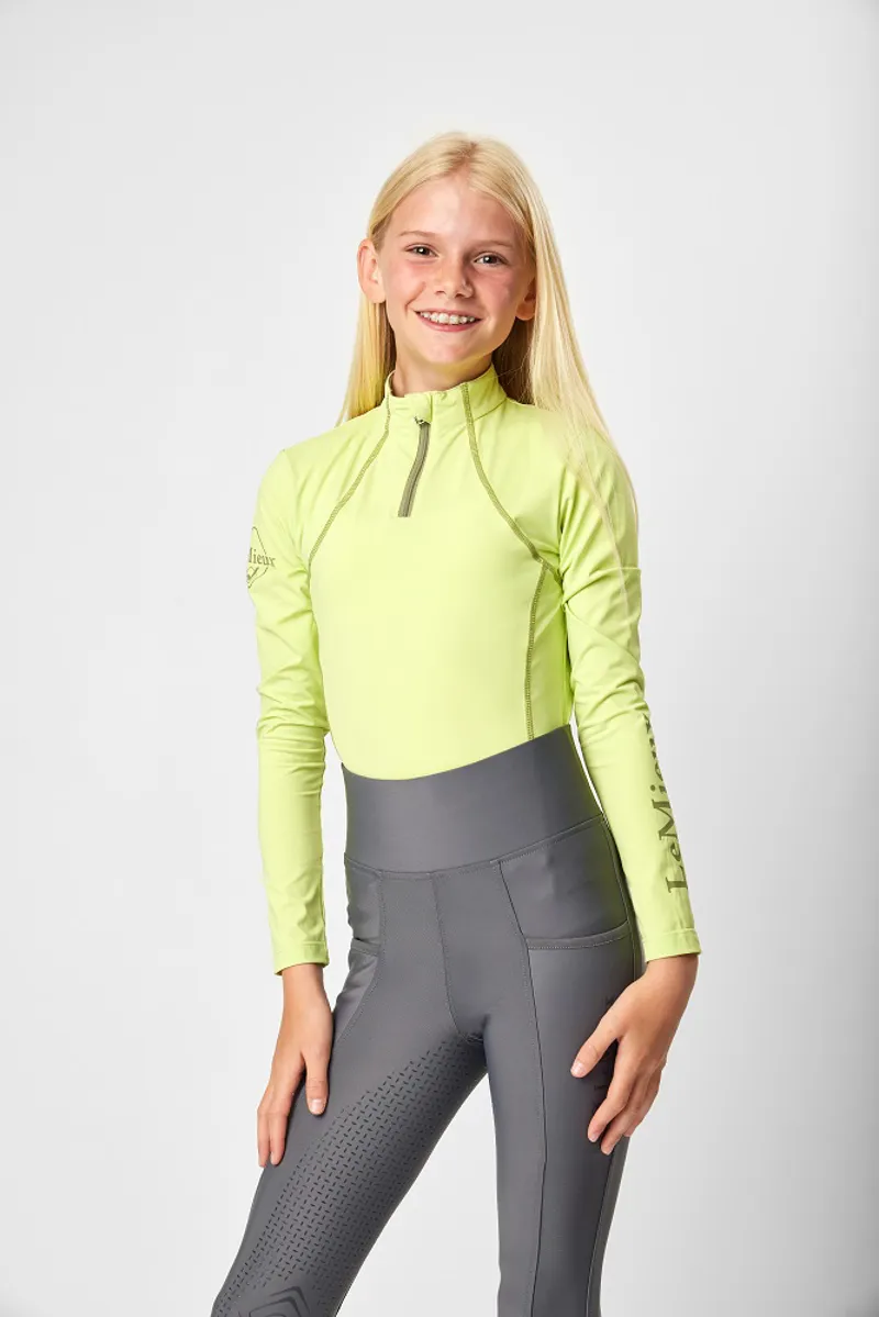 LeMieux Young Rider Base Layer Kiwi 6 LeMieux Young Rider Base Layer Kiwi - Image 4