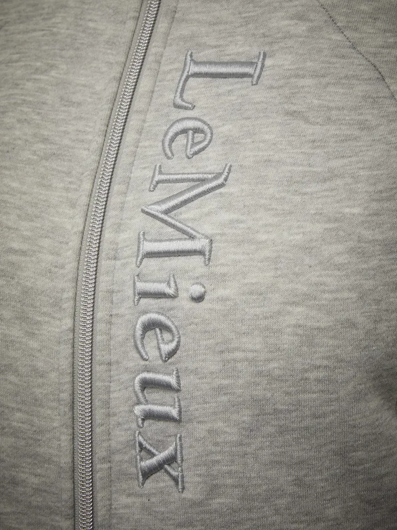 LeMieux Ladies Elite Sherpa Lined Zip Through Hoodie Grey Marl 8 LeMieux Ladies Elite Sherpa Lined Zip Through Hoodie Grey Marl - Image 6