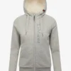 LeMieux Ladies Elite Sherpa Lined Zip Through Hoodie Grey Marl -Equestrian Related IT03161 product eliteladiessherpalinedhoodie greymarl 1
